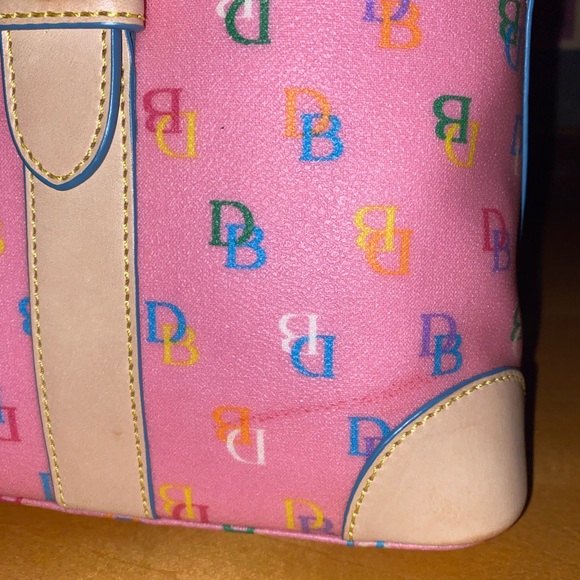 DOONEY & BOURKE RARE Y2K DOMED SATCHEL “IT GIRL 2000’s RAINBOW MONOGRAM BAG NWT! - Picture 3 of 15